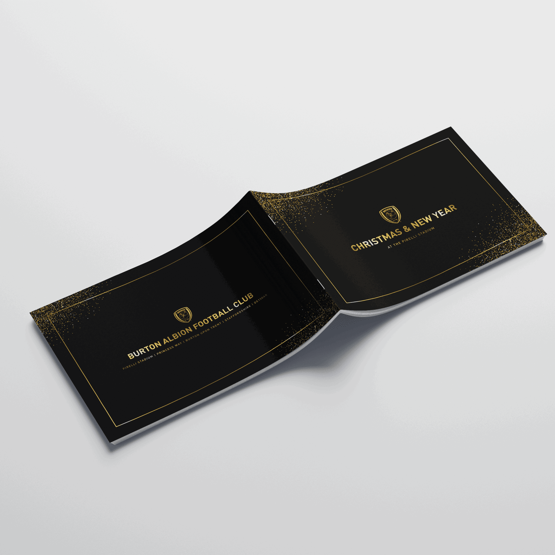 Burton Albion Christmas Events Brochure